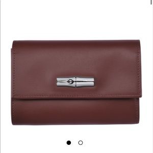 New Longchamp Roseau Compact Wallet